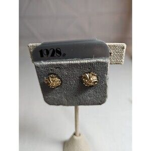 1928 gold tone earrings